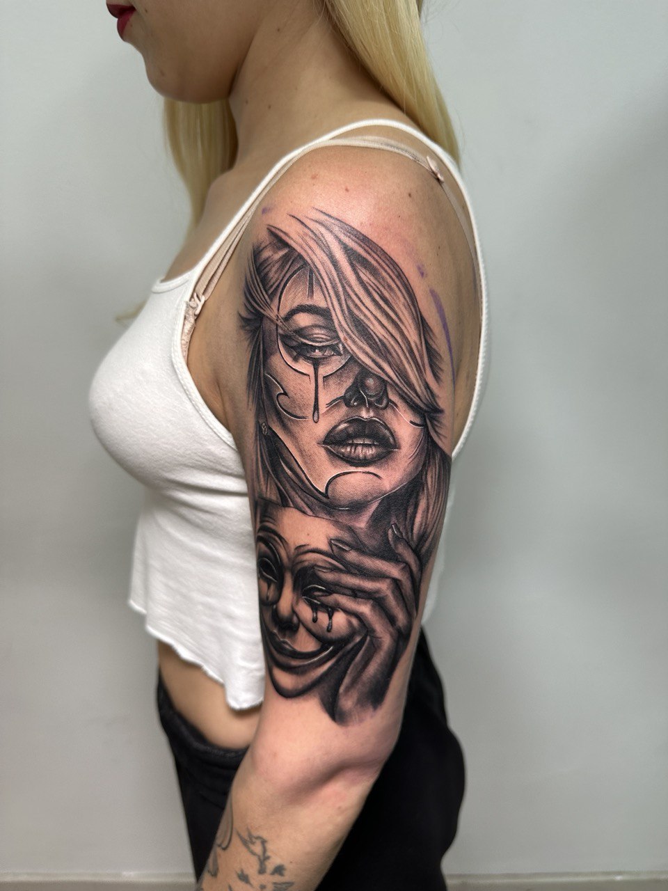 Catrina chicano blackwork